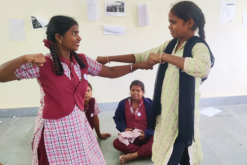Vinay supporting his sister's education