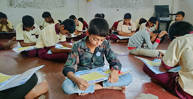 Vinay supporting his sister's education